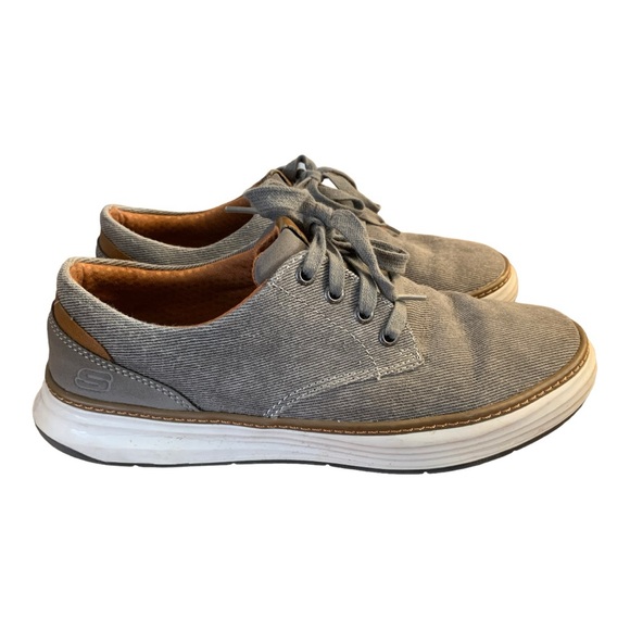 Skechers Men's Ederson Sneaker gray size 9.5 - Picture 5 of 11